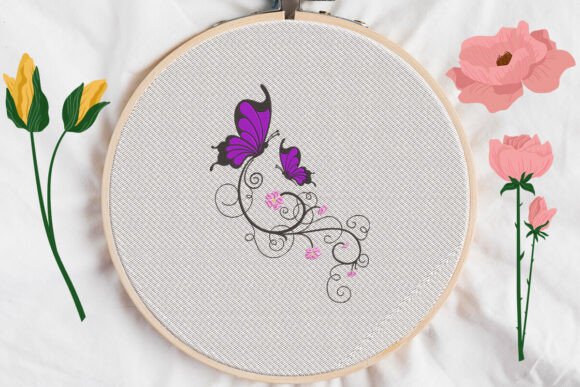 Purple Butterfly Embroidery: A Designer’s Review