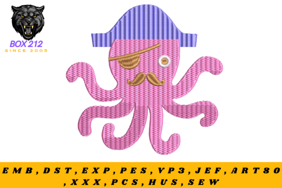 Review: A Whimsical Octopus Embroidery Design for Apparel