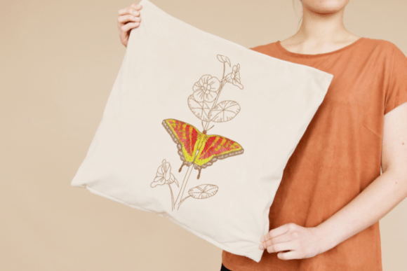 Review: Butterfly and Flower Embroidery Design for Holiday Gifts