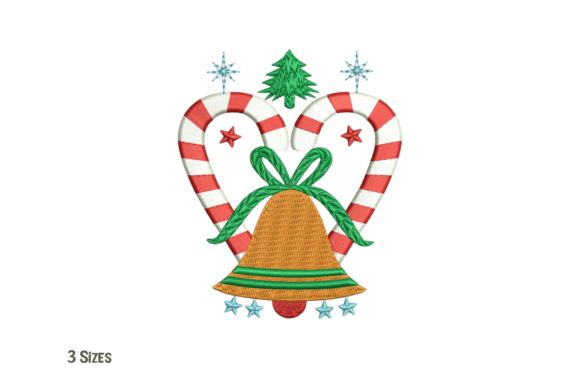 Review: Christmas Candy Cane Bell Embroidery for Craft Fairs