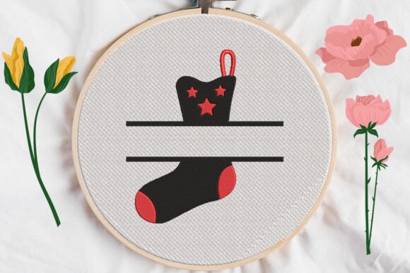Review: Christmas Sock Holiday Embroidery Design
