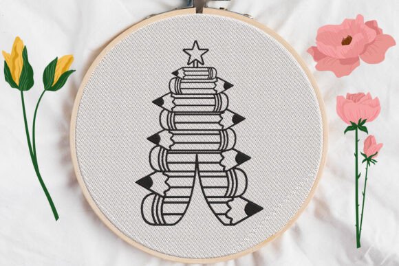 Review: Christmas Tree Applique Embroidery for Gifts