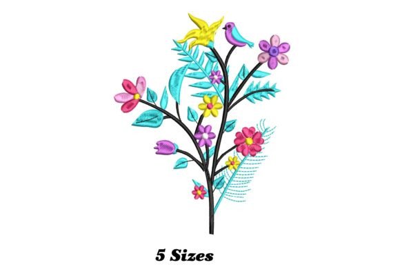 Review: Floral Branch Embroidery Design for Boutiques