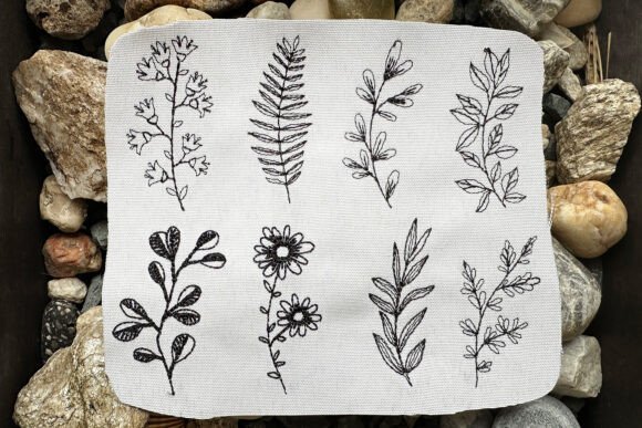 Review: Floral Set 8 Pc Machine Embroidery