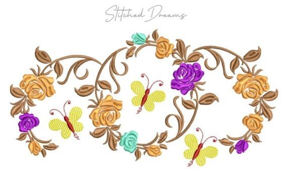 Review: Flowers and Butterflies Embroidery Design for Holiday Sales