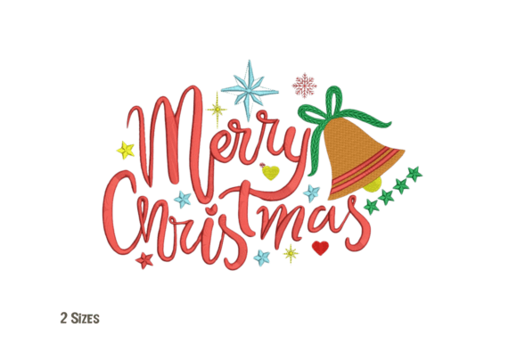 Review: Merry Christmas Bell Embroidery Design