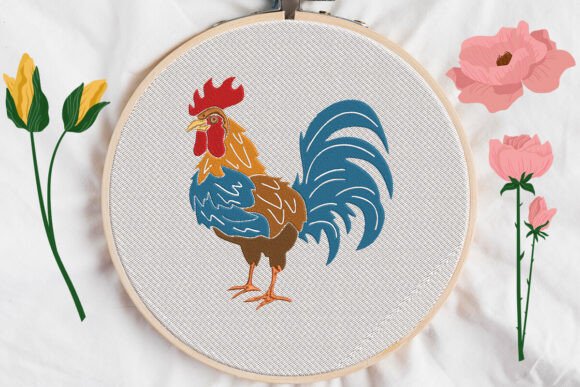 Review: Powerful Rooster Embroidery for Real Projects