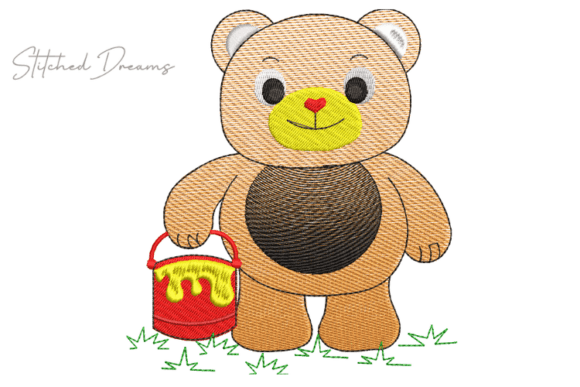Review: Teddy Bear Carrying Honey Embroidery
