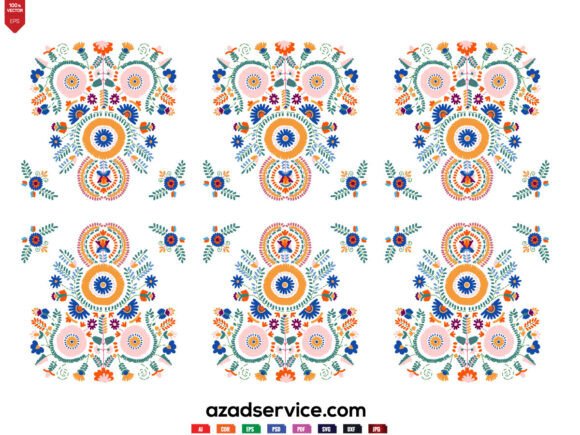 Reviewing Embroidery Design Illustration Vector for Merch