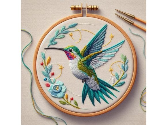 Reviewing the Hummingbird Hoop Art Design