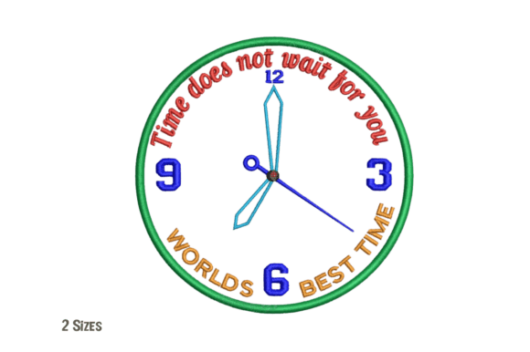 Stylish Watch Applique for Holiday Gifts